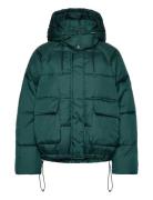 Short Ripstop Puffer Green Scotch & Soda