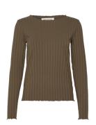 Mattiesw T-Shirt Long Sleeve Brown Sofie Schnoor