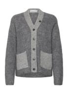 Sibille Cardigan Mohair Grey Naja Lauf