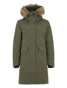 Emma Wns Parka Khaki Didriksons