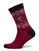 Christmas Bamboo Sock Red Lindbergh