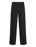 Straight-Fit Pleated Trousers Black Mango