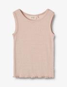 Wool Silk Singlet Cilia Pink Wheat