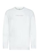 L/S Crew Neck White Calvin Klein