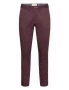 Slim Twill Chinos Burgundy GANT