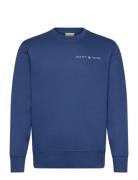 Printed Graphic C-Neck Sweat Blue GANT