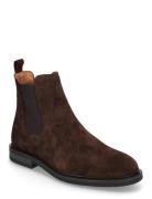 Chelsea Suede Boot Brown J. Lindeberg