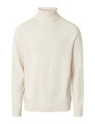 Tomas Turtle Neck Sweater White Lexington Clothing