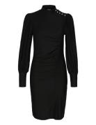 Rifagz Button Dress Black Gestuz