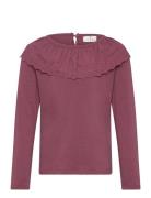 Tnmyriel Hollie L_S Tee Burgundy The New