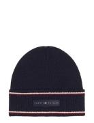 Th Corp Lambs Wool Beanie Navy Tommy Hilfiger