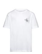 Chest Monologo Ss T-Shirt White Calvin Klein