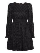 Vmnolita Ls O-Neck Short Dress Vma Black Vero Moda