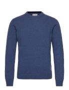 Cfkarl Lambswool Crew Neck Kni Blue Casual Friday