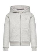 Shield Zip Hoodie Grey GANT