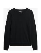 Merino Crew Jumper Black Superdry