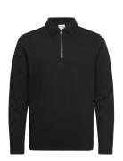 Slhmarc Rib Ls Polo Black Selected Homme