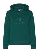 Reg Tonal Shield Hoodie Green GANT