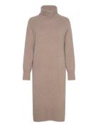 Herringb Detail Rollneck Dress Beige GANT