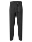 Slh190-Reg Tapered Leroy Pleat Pant Noos Grey Selected Homme