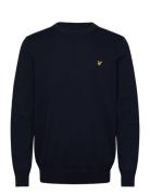 Cotton Crew Neck Jumper Navy Lyle & Scott