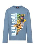 Lwtano 702 - T-Shirt L/S Blue LEGO Kidswear