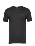 Custom Slim Fit Soft Cotton T-Shirt Black Polo Ralph Lauren