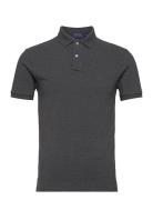 Slim Fit Mesh Polo Shirt Grey Polo Ralph Lauren