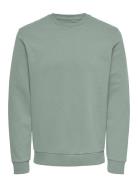 Onsceres Crew Neck Noos Green ONLY & SONS