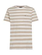 Essential Solid Pocket Tee Beige Tommy Hilfiger