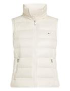 Lw Down Feminine Gloss Vest White Tommy Hilfiger