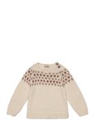 Sweater Alpaca Wool Knit Beige Huttelihut