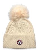 Avoriaz Cable-Knit Beanie Cream Twist & Tango