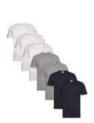 Basic O-Neck Tee S/S 7 Pack Patterned Lindbergh