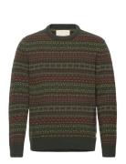 Fair Isle C-Neck Green GANT