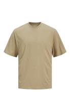 Jjebradley Tee Ss O-Neck Noos Beige Jack & J S