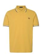 Twin Tipped Fp Shirt Yellow Fred Perry