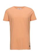 Mouliné O-Neck Tee S/S Orange Lindbergh