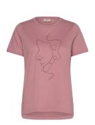 Frsavai Tee 1 Pink Fransa