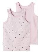 Nmftank Top 2P Winsome Hearts Noos Pink Name It