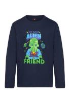 Lwtaffy 106 - T-Shirt L/S Navy LEGO Kidswear