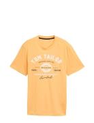 Logo Tee Orange Tom Tailor