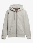 Essential Logo Zip Hoodie Hb Grey Superdry