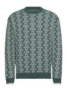 Jacquard Regular Fit Crewneck Green Scotch & Soda