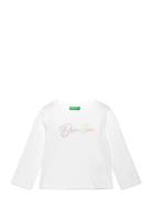 T-Shirt L/S White United Colors Of Benetton