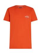 Monotype All American Tee Orange Tommy Hilfiger