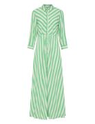 Yassavanna Long Shirt Dress S. Noos Green YAS