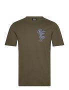 Left Chest Artwork T-Shirt Khaki Scotch & Soda