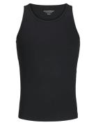 Jorislington Rib Tank Top Black Jack & J S