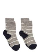 2-Pack Thin Striped Socks Patterned FUB